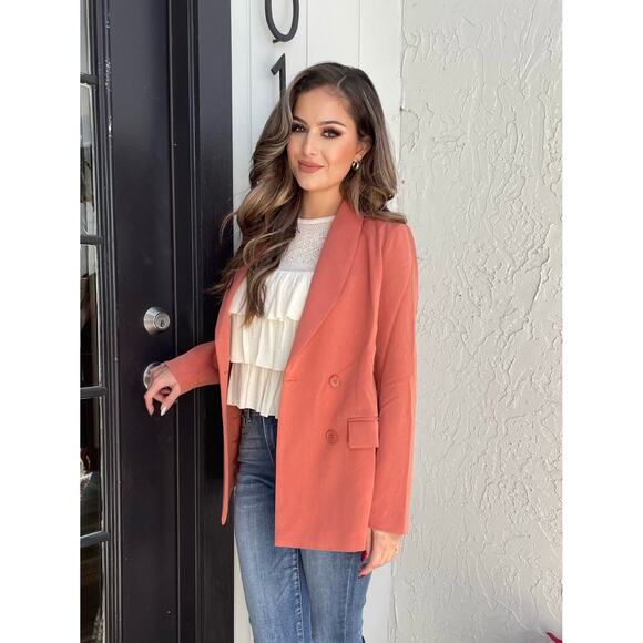 Skies are blue Jackets & Blazers - NWT Double Breasted Blazer Jacket Size XS